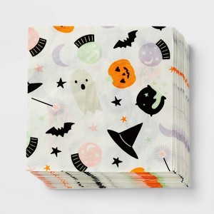 30ct Halloween Icons Lunch Napkins - Spritz™ - 1 of 3