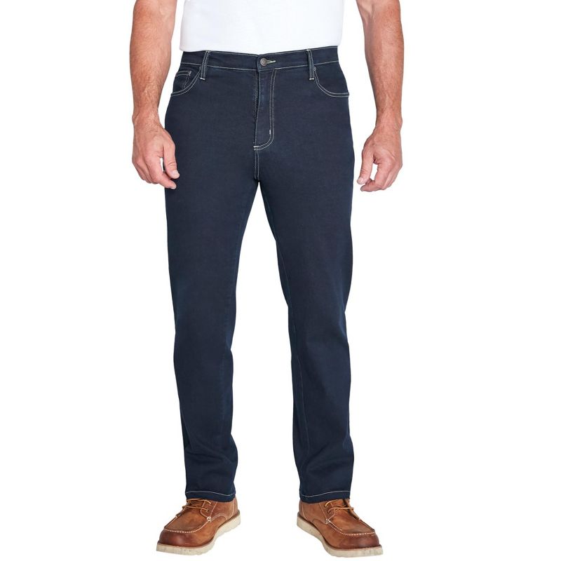 Liberty Blues Men's Big & Tall  Straight-Fit Stretch 5-Pocket Jeans, 1 of 2