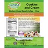 Larissa Veronica Cookies and Cream Medium Roast Decaf Coffee (Gourmet, Naturally Flavored, Whole Coffee Beans) (16 oz, ZIN: 550405) - 2 of 3