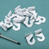 Unique Bargains Metal T-Bar Track Tiles Suspended Plants Utility Drop Ceiling Hooks - 4 of 4