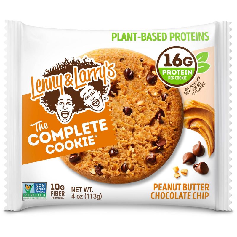 Lenny & Larry's Complete Vegan Cookies - Peanut Butter Chocolate Chip, 3 of 6