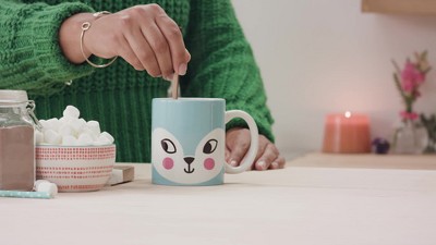 Ocean Blue Ceramic Personalized Microwave Safe Mug