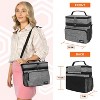 OPUX Insulated Lunch Box Men Women, Large Soft Cooler Bag Work School Picnic, Leakproof Tote Shoulder Strap Kid Adult - 2 of 4