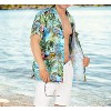 HAPPY BAY Men's Hawaiian Short Sleeve Button Down Shirt Mens Party Shirts Casual Holiday Summer Tropical Island Shirts for Men - 4 of 4