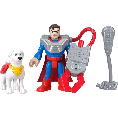 Imaginext DC Super Friends Metal Force Superman Action Figure Playset - 3pk