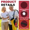 Unique Bargains Neoprene Waist-Mounted Lightweight Golf Ball Carry Bags 2 Pcs - 3 of 4