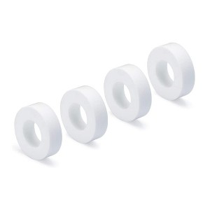 Dolphin Genuine  Part — Notched White Climbing Rings for Ultimate Wall Adhesion (4PK) — Part Number 6101611-R4 Replacement - 1 of 4