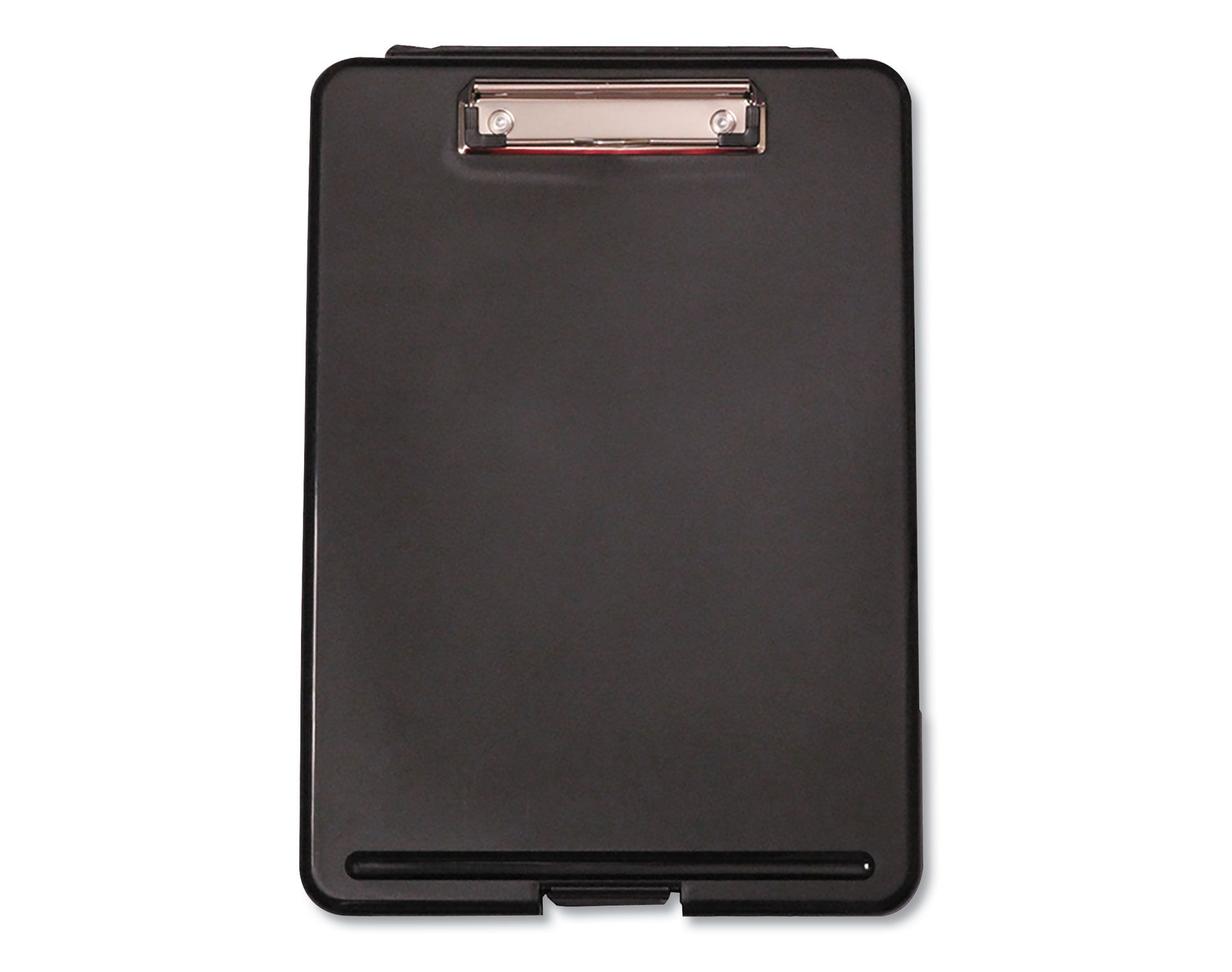 Universal Storage Clipboard, 0.5" Clip Capacity, Holds 8.5 x 11 Sheets, Black