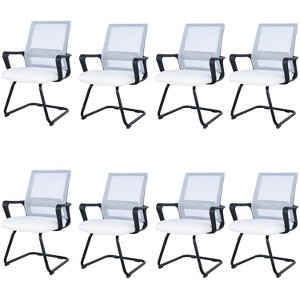 Home Imports Emporium Mesh Guest Chair – Ergonomic Reception Seating for Office or Lobby – Set of 2/4/6/8 - 1 of 4