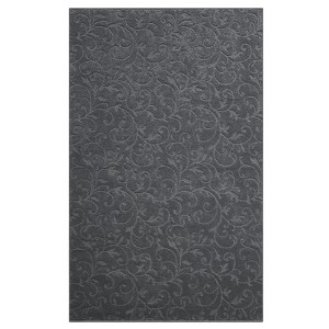Modern Washable Area Rug with Tree & Floral Print, Foldable Polypropylene, Non-Slip, Low-Pile for Busy Household Spaces - 1 of 4