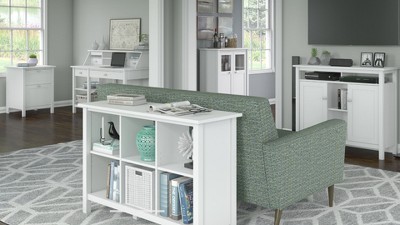 Broadview Pure White 6-Cube Wooden Adjustable Bookcase