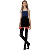 Skeleteen Bow Accent Thigh Highs - Red and Black - 2 of 4