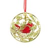 Crystal Expressions 3.0 Inch Pinecone Cardinal Ornament Christmas Acrylic Red Bird Tree Ornaments - image 3 of 3