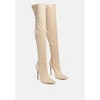 Tilera Stretch Over The Knee Stiletto Boots Women - 2 of 4