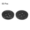 Unique Bargains Resin Craft Snap Round Flat 4-Hole Sewing Buttons 50 Pcs - 3 of 4