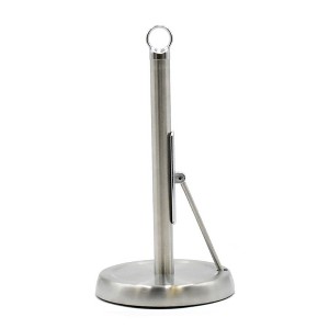 SharpChef Countertop Paper Towel Holder with Easy Tear Arm, Weighted Base, Non Slip, Stainless Steel Finish, Rust Proof, Fits Most Size Paper Roll - 1 of 4