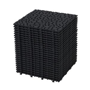 Interlocking Deck Tiles, Outdoor Waterproof & Anti-slip, for Patio, Balcony, Pool Side, Bathroom, Shower, Balcony, Porch - 1 of 4