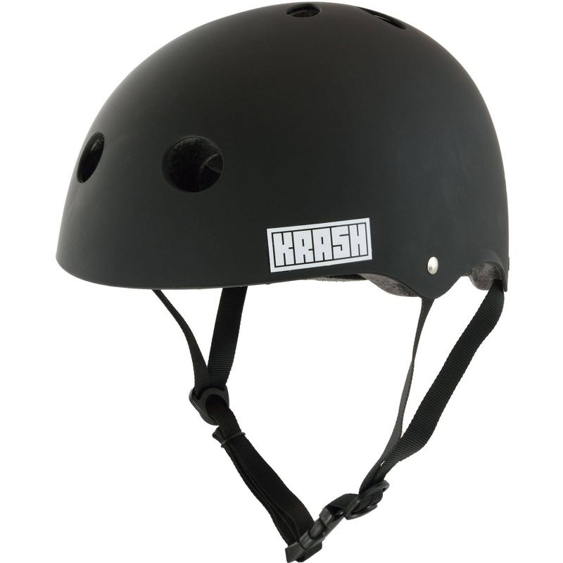 Krash Bluetooth Speaker Youth Bike Helmet - Black, 1 of 12