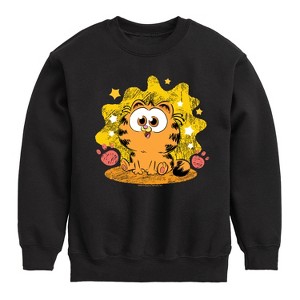 Boys' - Garfield - Baby Garfield Paws And Stars Graphic Long Sleeve Fleece Sweatshirt - 1 of 4