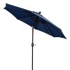 Home Fashions International 9' Round Suntastic Auto Tilt Outdoor Patio Canopy Market Umbrella - 2 of 3