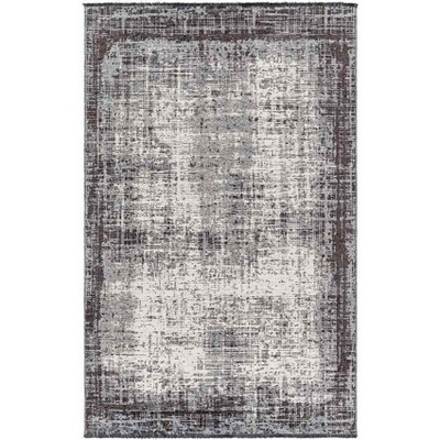 Mark & Day Ampelikou 4'11"x7' Rectangle Woven Indoor Area Rugs Gray: Modern Stain-Resistant, Pet Friendly, Machine Made