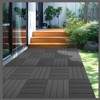 DSVIMOY 11.8" Patio Deck Tiles, 9pcs DIY Module Interlocking Decking Tiles, Floor Tile for Porch Poolside, Balcony, Gray, 11.8"*11.8"*0.98" - 2 of 4