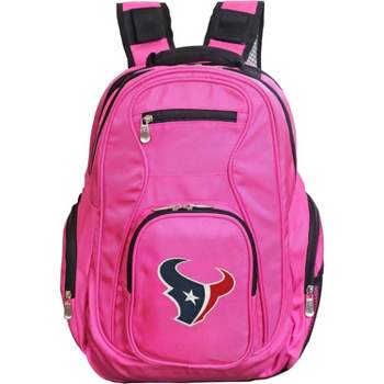 NFL Houston Texans Premium 19" Laptop Backpack - Pink
