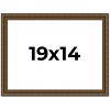 PosterPalooza | Sculpted Gold Picture Frame - UV Acrylic, Backing Board, Hanging Hardware Included - 2 of 4