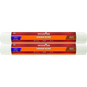 Wooster Genuine 18" Mohair Blend 1/4" Nap Roller Cover 2-Pack, R207-18-2PK - 1 of 1
