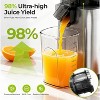 ZAFRO Juicer Machines, 5.4" Extra Wide Feed Chute Cold Press Juicer for Whole Vegetables & Fruits, High Juice Yield, Easy Clean & Install, BPA-Free - 3 of 4