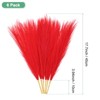 Unique Bargains Dried Plants Artificial Durable Small Fluffy Pampas Grass 7 Branches for Home, Office, Party 17.7 Inch - 3 of 4