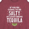 Women's - Instant Message - Be Salty Bring Tequila Graphic Racerback Tank - 2 of 4
