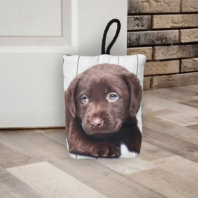 Evideco French Home Goods Fabric Weighted Bag Door Stop – 2.3 lbs,