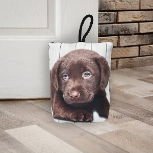Evideco French Home Goods Fabric Weighted Bag Door Stop – 2.3 lbs, - 1 of 4