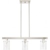 Livex Lighting Munich 3 - Light Chandelier in  Brushed Nickel - 4 of 4