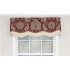 Wakeshire Glory 3in Rod Pocket Layered Window Valance 50in X 16in by RLF Home - 2 of 4