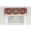 Wakeshire Glory 3in Rod Pocket Layered Window Valance 50in X 16in by RLF Home - image 2 of 4