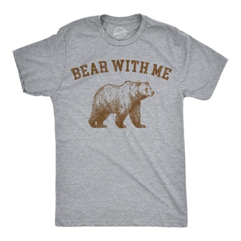 Мужские футболки Crazy Dog T-Shirts, Inc. Mens Funny T Shirts People Be Like Bear With Me and They Dont Even Have A Bear With Them Novelty Tee for Men - Crazy Dog Men's T Shirt for Animal S