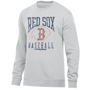 MLB Boston Red Sox Men's Ash Crewneck Sweatshirt : Target