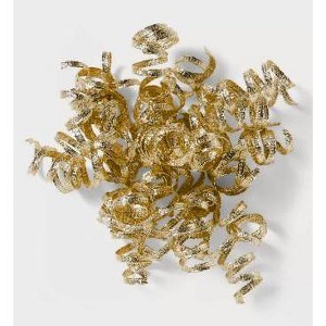 Fabric Curl Swirl Gold Metallic - Spritz™ - 1 of 3