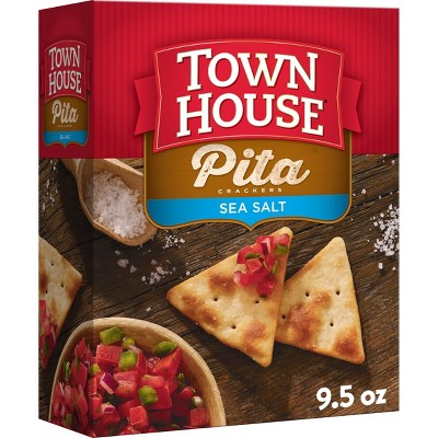 Kellogg's Town House Sea Salt Pita Crackers - 9.5oz