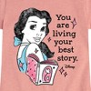 Girls' - Disney - You Are Living Your Best Story Fitted Short Sleeve Graphic T-Shirt - 2 of 4