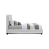 Meridian Furniture,Nolita Linen Textured Fabric Bed - 3 of 4