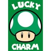 Men's Nintendo Super Mario St. Patrick's Day Extra Life Mushroom Lucky Charm T-Shirt - image 2 of 4