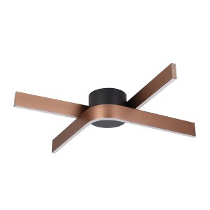 Folcino 31W 2 LED Flush Mount 5.51 Inch Tall and 15.83 Inch Wide by ...