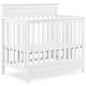 4-in-1 Convertible Mini Crib in White - 1 of 2