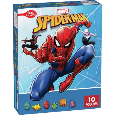 Betty Crocker Marvel Spider-man Fruit Snacks - 8oz/10ct : Target