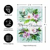 Evergreen Merry Christmas Floral Applique Garden Flag 12 x 18 Inches Indoor Outdoor Decor - 4 of 4