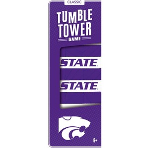 MasterPieces Real Wood Block Tumble Towers - NCAA Kansas State Wildcats - 1 of 4