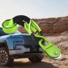 CuisinSmart Heavy Duty Tow Strap with 10 Ton Snatch Block Pulley, 3'' x8' Tree Saver Strap Off Road Recovery Kit with 45000Lbs d-Type Ring Shackle - 3 of 4